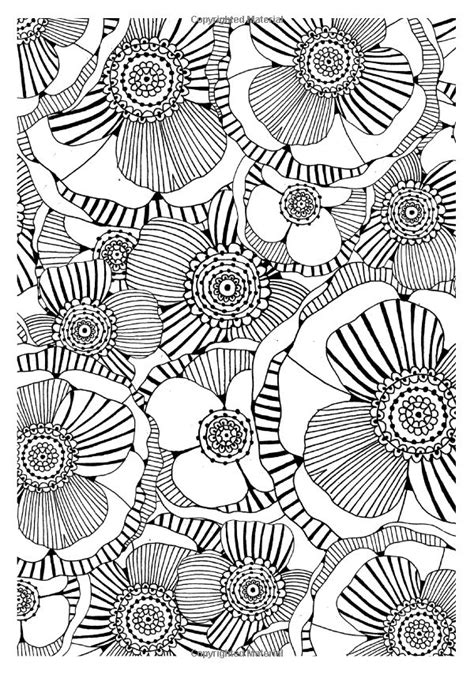 Pretty Patterns Creative Colouring For Grown Ups Amazon Flower