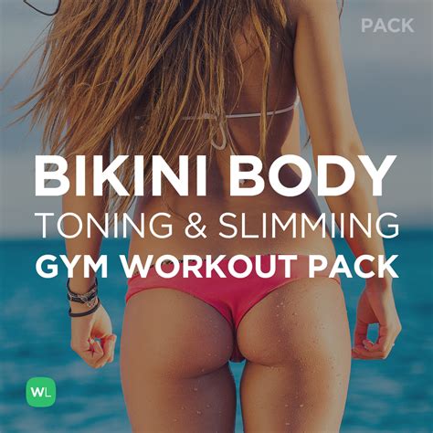 Bikini Body Toning And Slimming Gym Workout Pack For Women