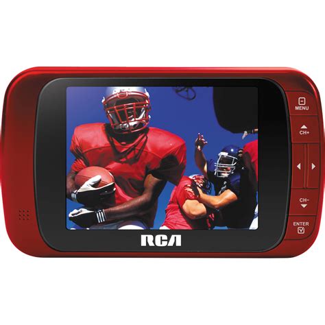 Rca 35 Led Portable Digital Tv Red Dht235ar Bandh Photo