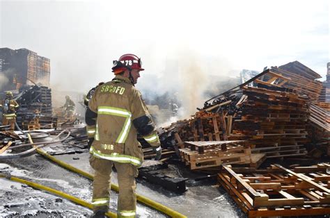 Man Suffers Burns When Fire Erupts At Pallet Yard In Fontana On April 6