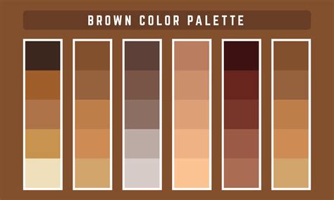 Color Palette Brown Vector Art Icons And Graphics For Free Download