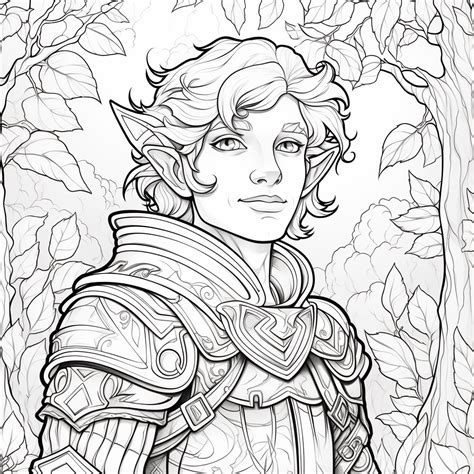 Elf Coloring Pages For Elves 3 4 5 6 7 8 Years Old 2 Coloring