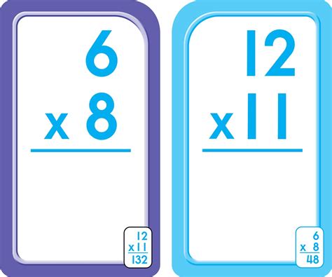 Multiplication Flash Cards Grade 4 Printable Multiplication Flash Cards