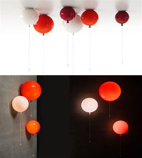 Glass Balloon Ceiling And Wall Lamps Add A Festive Touch If Its Hip