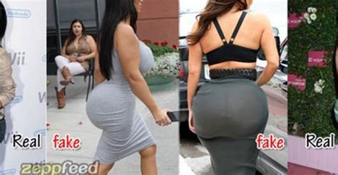 11 Shocking Photos That Prove Kim Kardashians But T Is Completely Fake