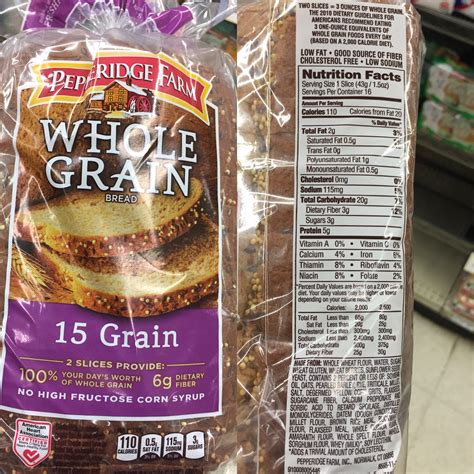 35 Whole Wheat Bread Food Label Labels Database 2020