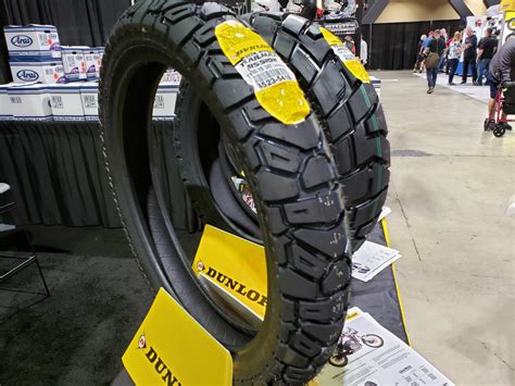Dunlop Shows Off New Motorcycle Tires Ims Long Beach 2019 Adventure