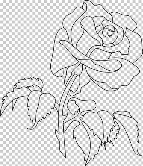 Rose Line Drawing Clipart 10 Free Cliparts Download Images On