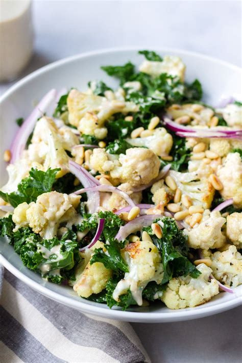 This Roasted Cauliflower Salad And Kale Salad Is Packed With Delicious