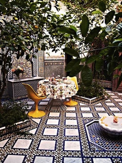 Stunning Moroccan Courtyards Aphrochic Modern Soulful