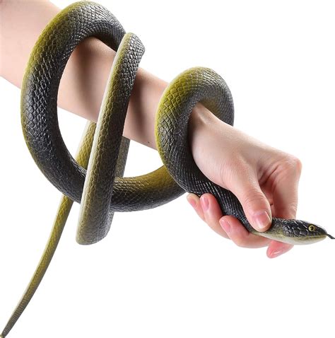53” Large Rubber Snake Super Realistic Fake Snake Looks So