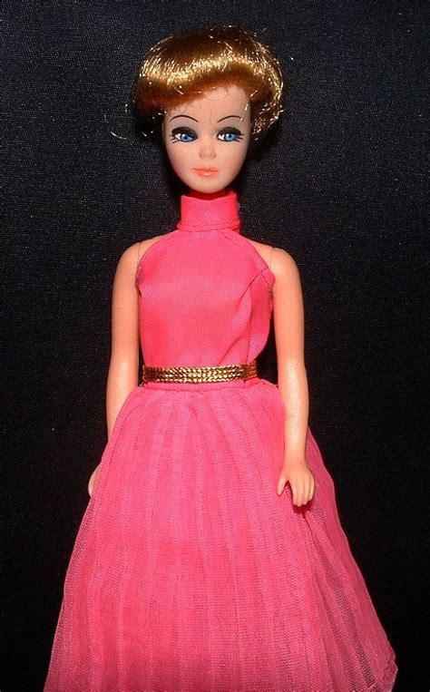 Dawn Doll Dress Pink With Gold Trim Dress 0710 From 1970 Rare