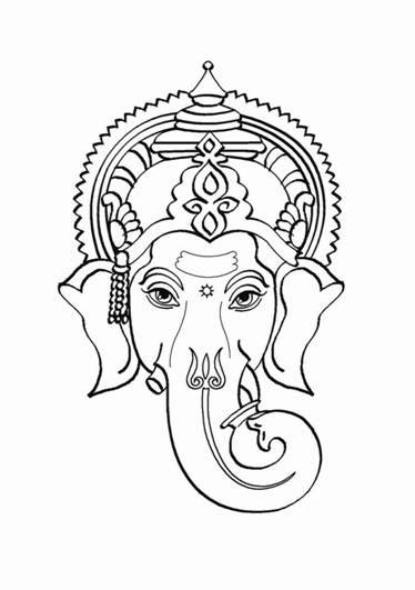 Hindu Mythology Ganesh Gods And Goddesses Free Printable Coloring