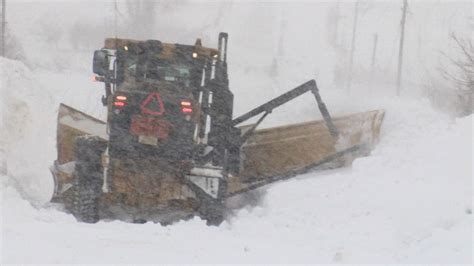 Plows Work Overtime To Clear Roads After Winter Storms