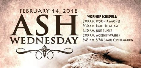 Ash Wednesday Schedule Slide Gloria Dei Lutheran Church