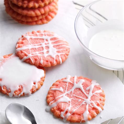 Glazed Strawberry Cookies Recipe How To Make It Taste Of Home