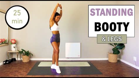 Day 17 25 Min STANDING BOOTY LEGS Workout At Home The Modern Fit