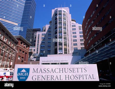 Massachusetts General Hospital Boston Massachusetts Stock Photo