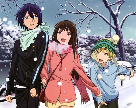 Fond Décran Illustration Anime Enfants Hiver Dessin Animé