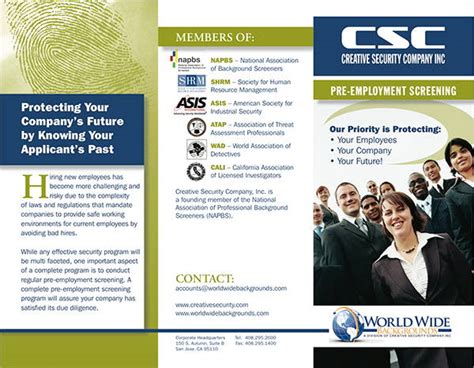 17 Security Company Brochures Designs Templates Free And Premium
