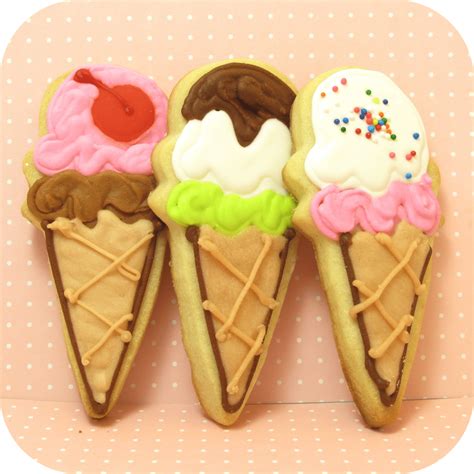 Ice Cream Cone Cookies The Decorated Cookie