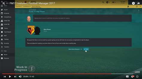 Lack Of Realism Displayed In The Fm17 Features Video No Board Would Be