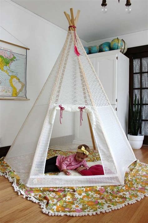 Tente Enfant Idee Deco Chambre Bricolage Facile Diy Tent Diy Teepee