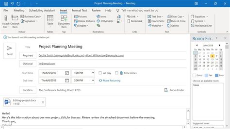 Jak naplánovat schůzku v aplikaci Outlook