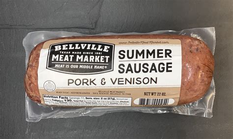 Original Recipe Pork And Venison Summer Sausage 216 Oz 12 Servings