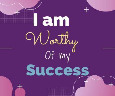 I am worthy of success | Daily affirmations, How to stay healthy, I am ...