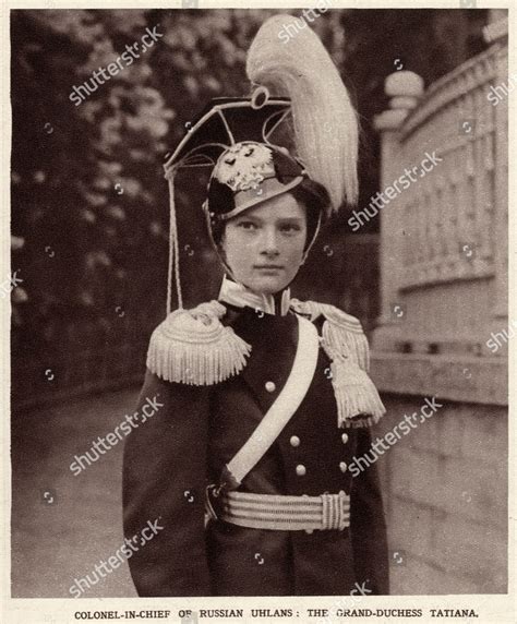 Grand Duchess Tatiana Nikolaevna Russia 1897 1918 Editorial Stock Photo
