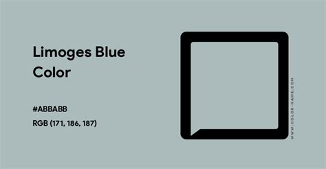 Limoges Blue Color Hex Code Is Abbabb