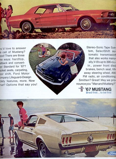 Nov 19 1966 1967 Ford Mustang Magazine Ad 1321