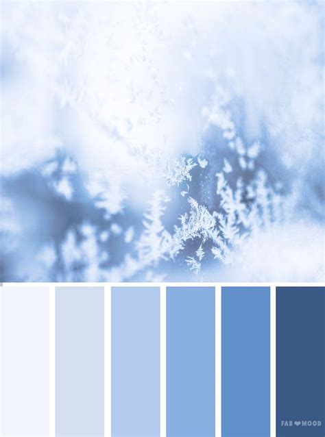 This color combination is natural and youthful and could be used for inspirational communication. Ice blue color palette , winter colour inspiration, color ...