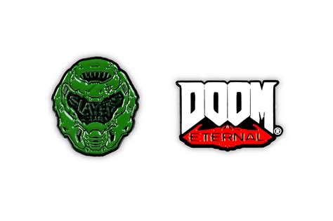Doom Eternal Exclusive Enamel Collector Pin Set Free Shipping Toynk
