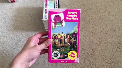 My Barney And The Backyard Gang Vhs Collection Youtube