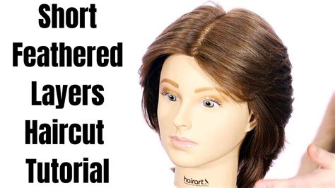 How To Cut Layers In Short Hair Yourself Youtube Hairstyles6a