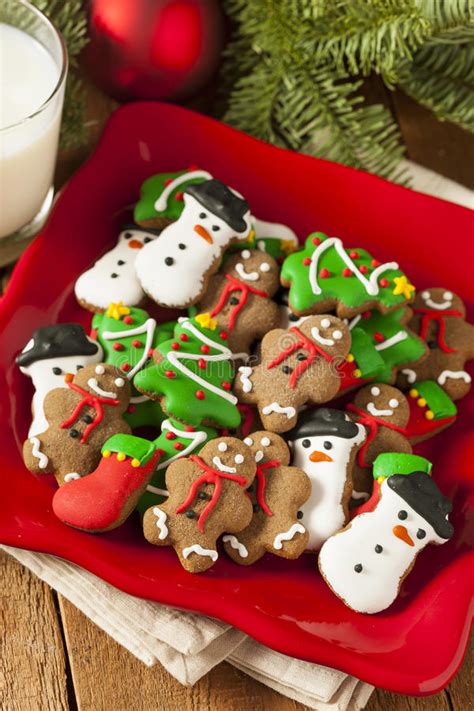 Vanilla kipferl ~ traditional christmas cookie: Traditional Iced Gingerbread Christmas Cookies Stock Photo ...