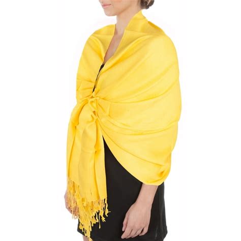 Sakkas Large Soft Silky Pashmina Shawl Wrap Scarf Stole In Solid Colors