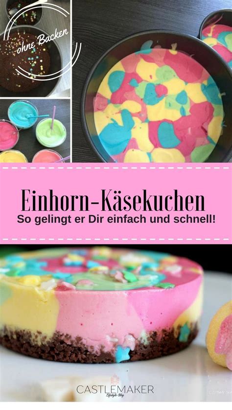Schwarze kuchen kuchentrends in schwarz kuche co. Einhorn Käsekuchen für die BFF - schnelles REZEPT ...