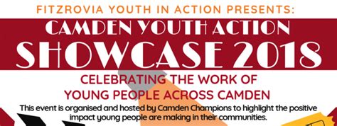 Camden Youth Action Showcase 2018 Fitzrovia Youth In Action