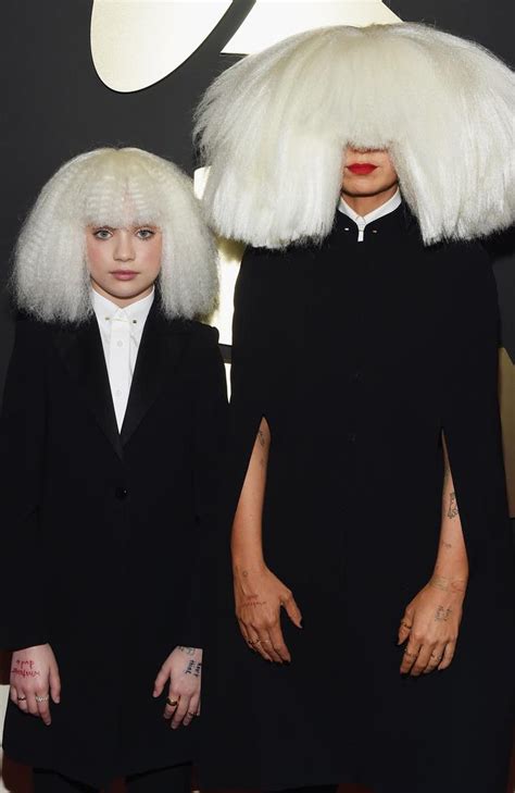 Sia And Maddie Ziegler Wear Same Wig Outfit At Grammys 2015