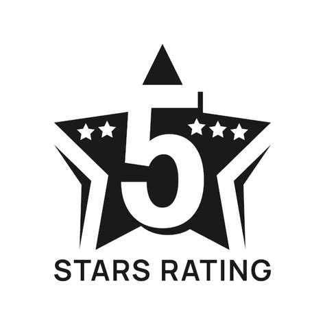 Premium Vector Five Star Rating Best Prize Icon Or Symbol