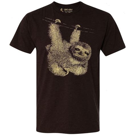 Unisex Sloth T Shirt Animal T Tshirt Mens Sloth Etsy