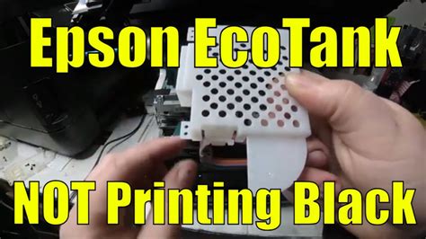Epson EcoTank ET ET Printer Black Ink Not Printing YouTube