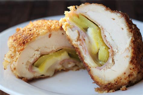 I had never heard of pounding chicken to make it thinner and spent a lot of time in the kitchen violently trying to pound out the chicken and roll all of the fillings up inside. Cookistry: Cuban Chicken Cordon Bleu