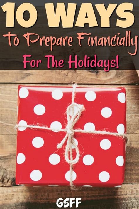 10 Ways To Prepare Now Financially For The Holidays