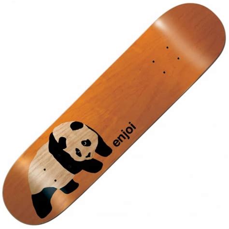 Enjoi Skateboards Enjoi Original Panda Clear Orange Skateboard Deck 81