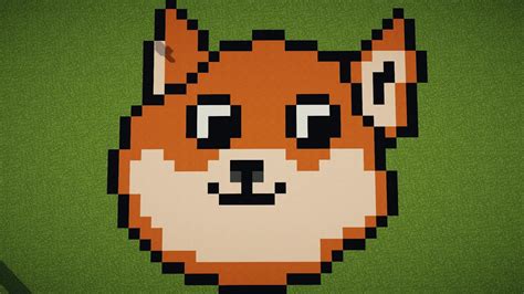 Doge Minecraft Pixel Art Youtube