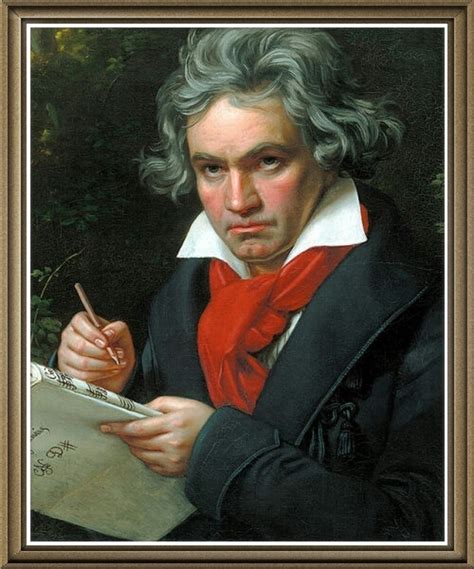 1820 Portrait Of Composer Ludwig Van Beethoven